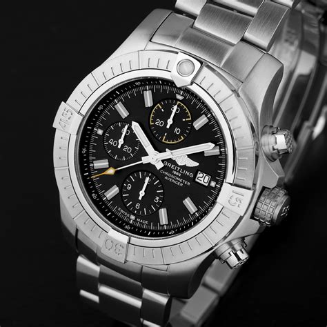 breitling chronograph 45 stainless steel